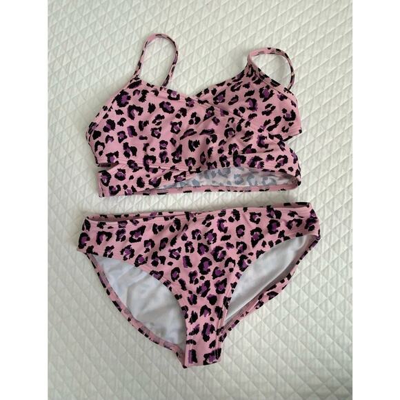 Kanu Surf‎ Girls' Coral Reef Beach Sport Wrap Around Bikini 2-Piece Swimsuit - Picture 1 of 5